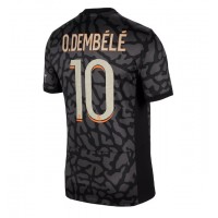 Paris Saint-Germain Ousmane Dembele #10 Tredjedrakt 2023-24 Kortermet